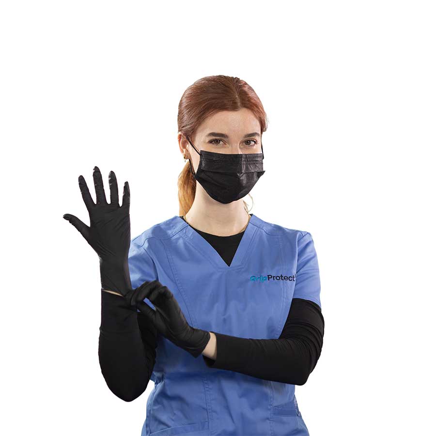 Black Exam Earloop Mask by GripProtect