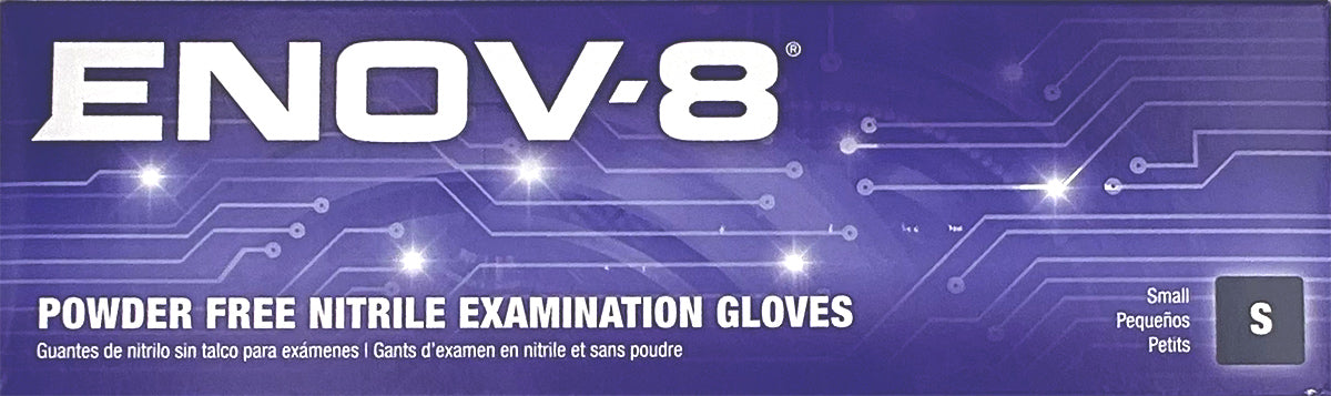 Enov-8 Nitrile Exam Gloves | Product Box Detail