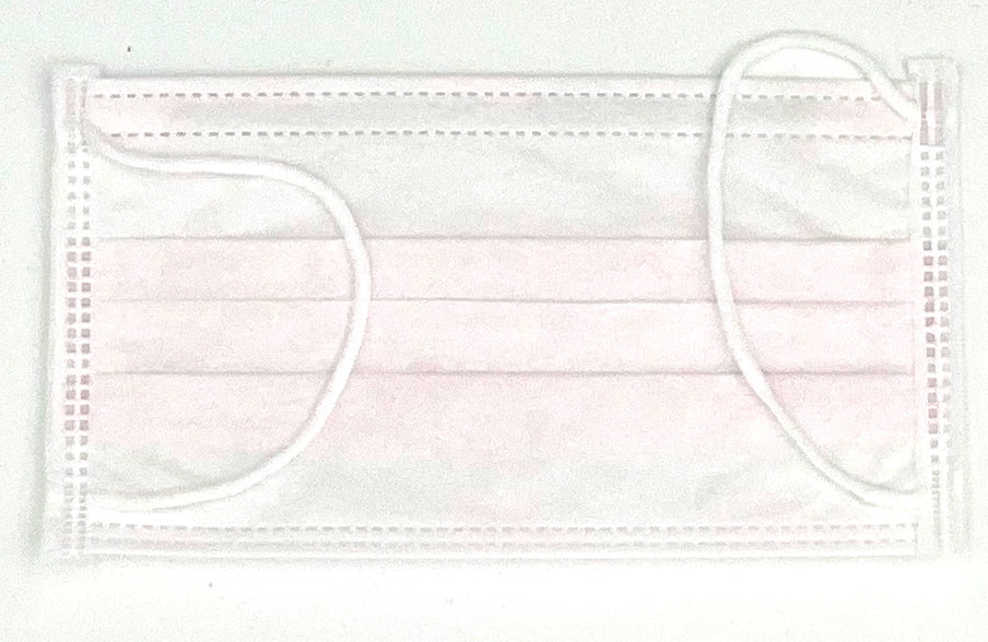 Maytex Earloop Pink Exam Mask | Back of Mask