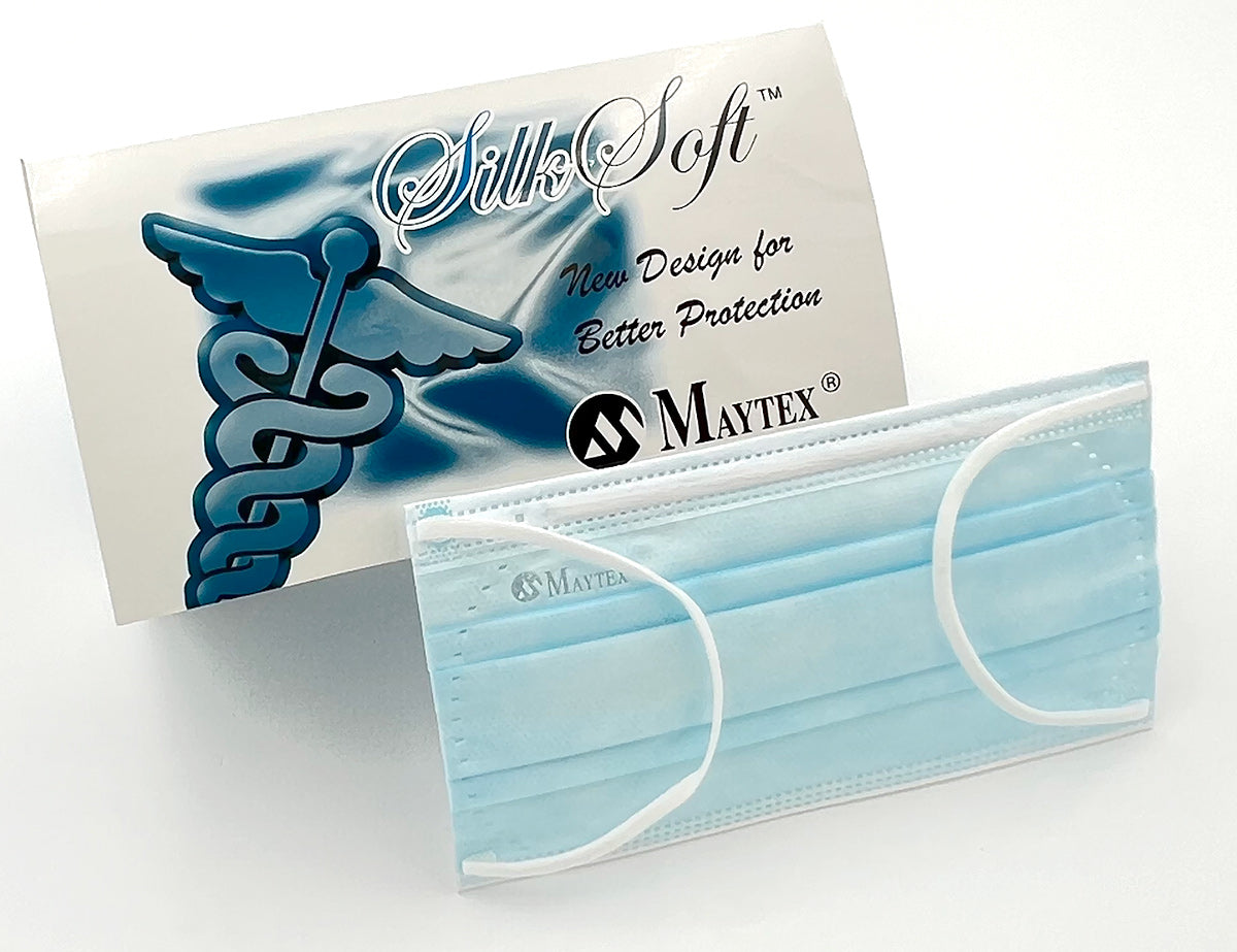 Maytex Silk Soft Blue Mask