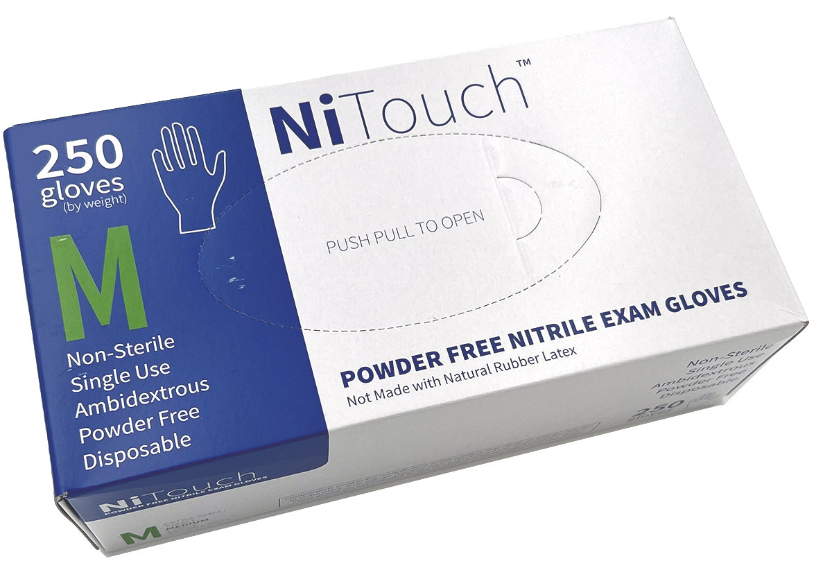 NiTouch Powder Free Nitrile Exam Gloves