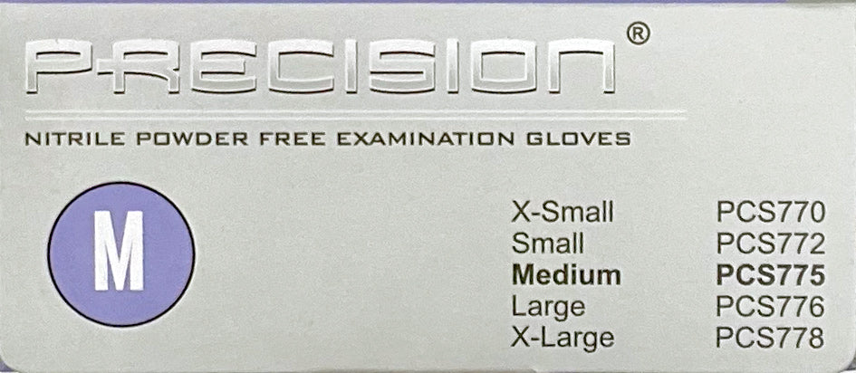 Adenna Nitrile Precision Examination Gloves | Product Sizes