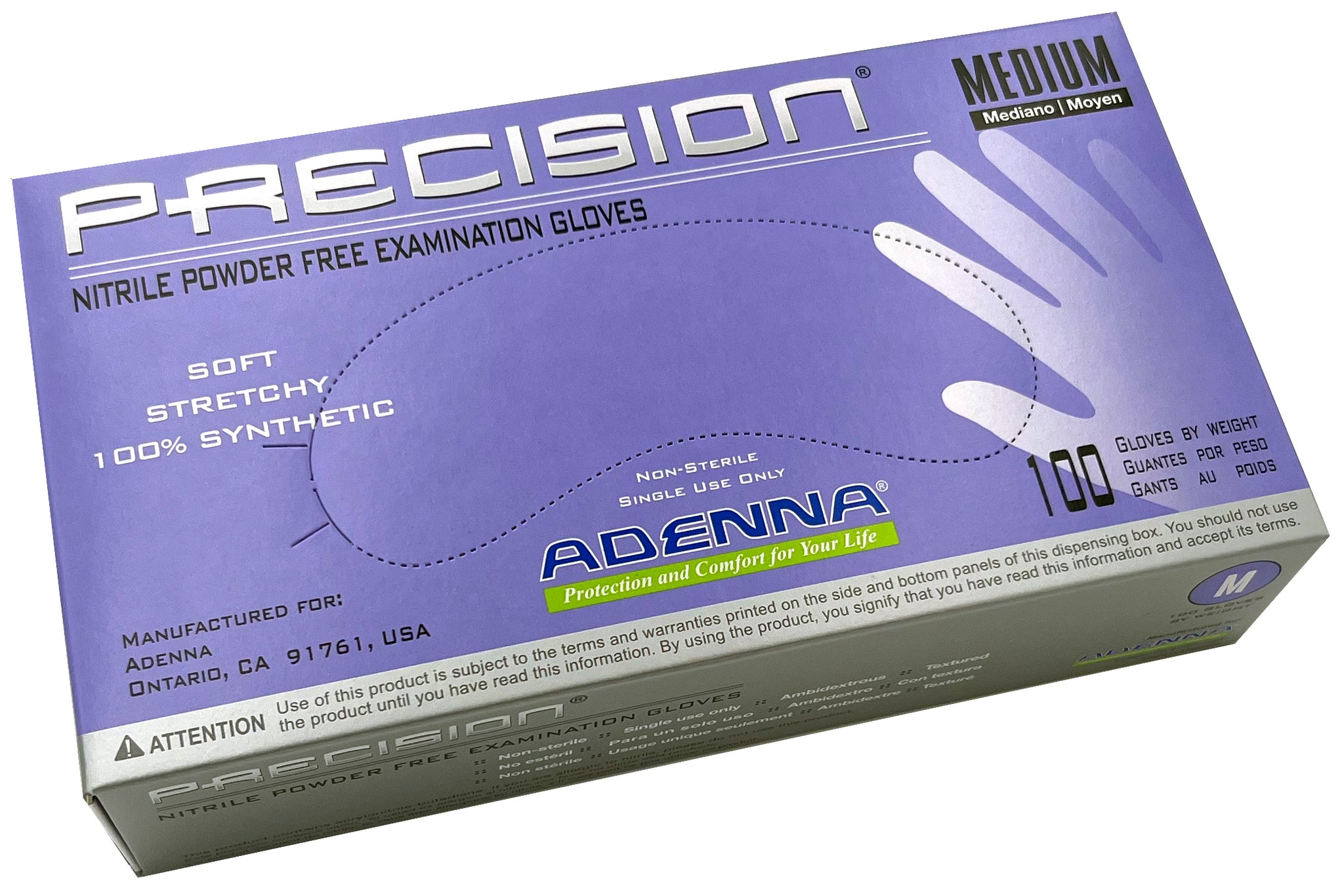 Adenna Precision Nitrile Gloves | $6.99/box of 100 | Ready to Ship