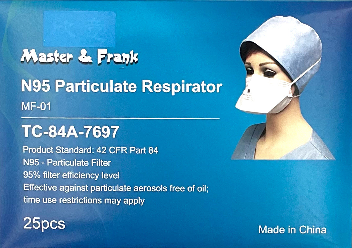 Master & Frank N95 Particulate Respirator