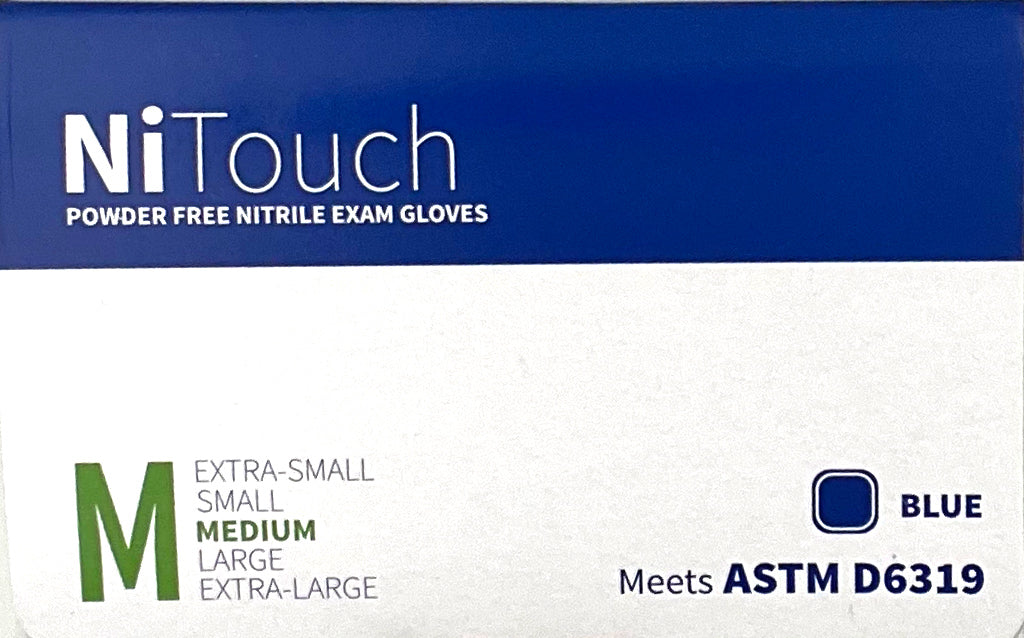 NiTouch Blue Nitrile Gloves | ASTM Info