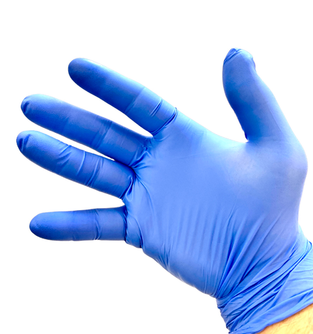 adenna precision nitrile gloves on hand