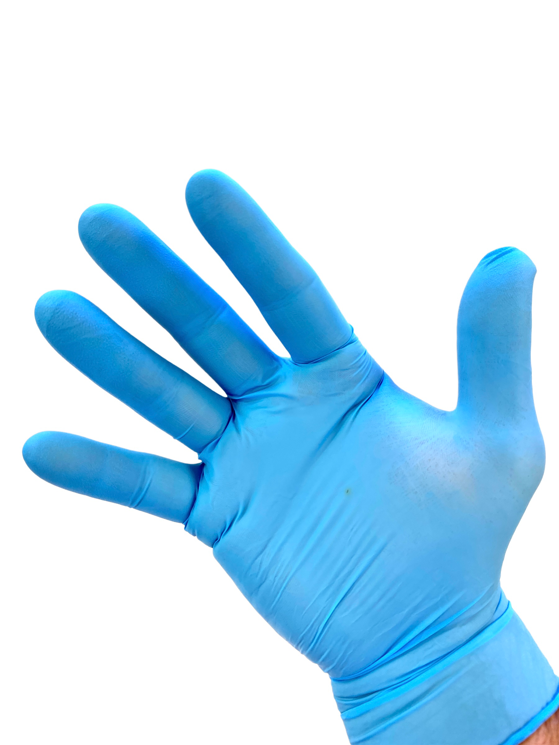 Glovepak Skye 100 Nitrile Powder Free Exam Gloves on Hand